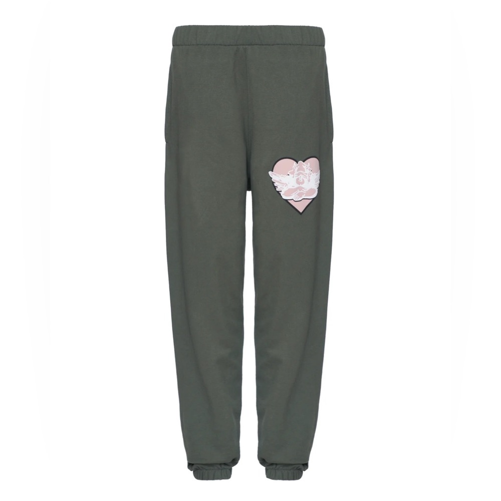 Boys Lie Read Receipts Mac Slim‎ Army Green Sweatpants